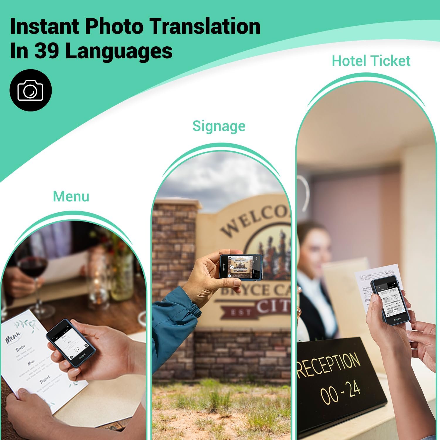 Перекладач голосовий Timekettle Fluentalk T1 Mini, Фотоперекладач, фото №4
