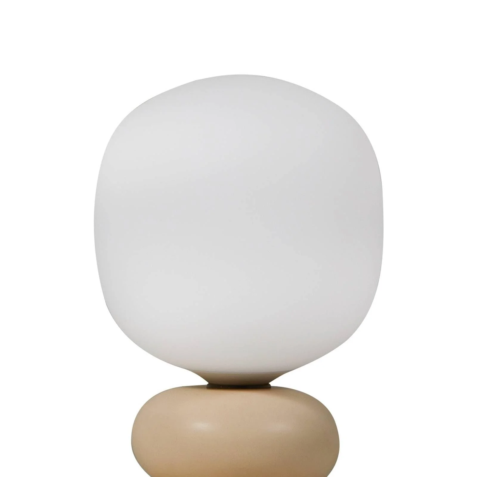 Настільна лампа Lucande Fidelo скандинавська жовта кераміка 1 лампочка E14, фото №6