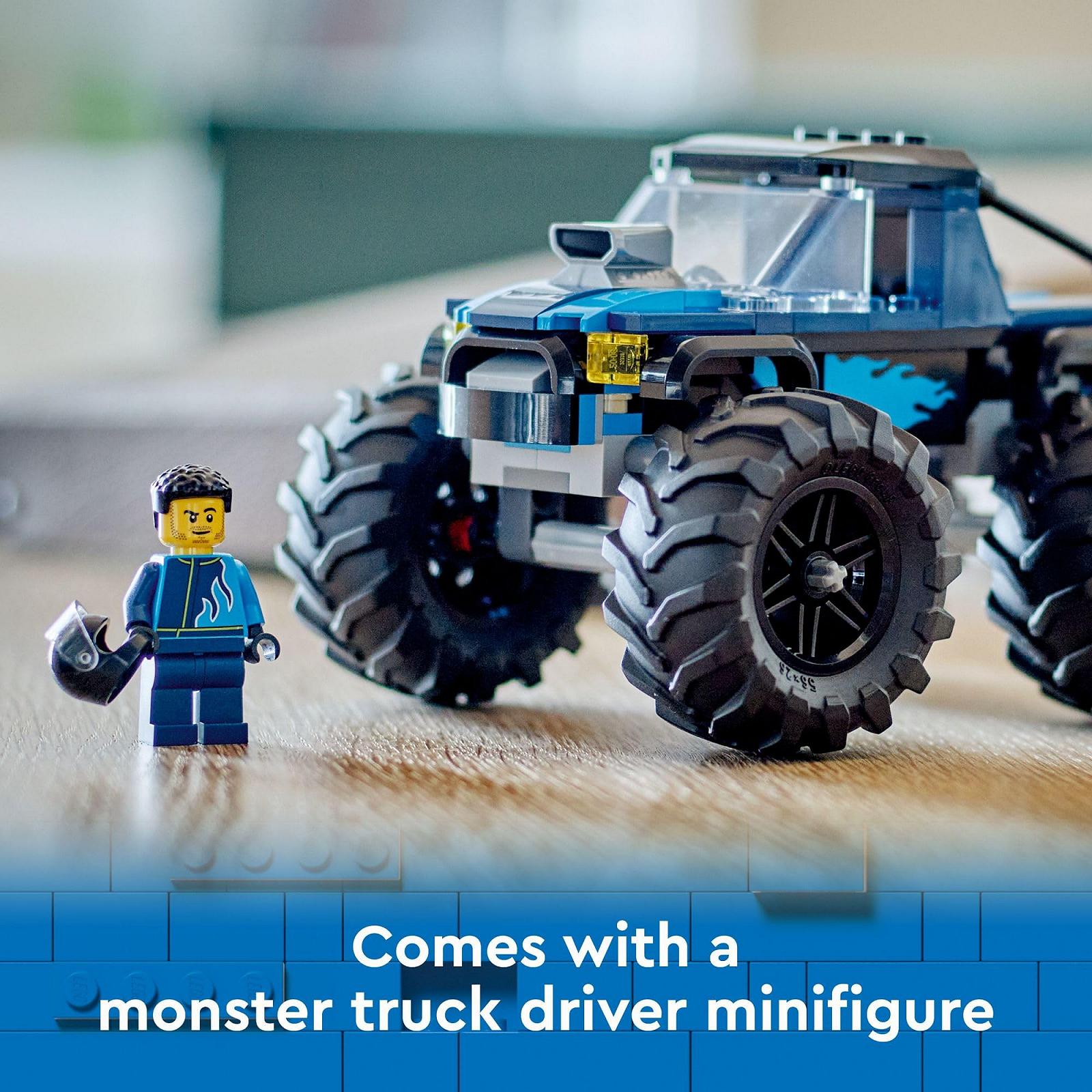 Игровой набор LEGO City Monster Truck 60402 Синий, фото №5 Игровой набор LEGO City Monster Truck 60402 Синий, фото №5