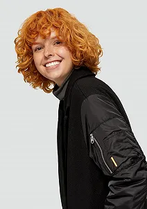 Повсякденне пальто QS з тканини в міксі synthetic.ua - Фото 1