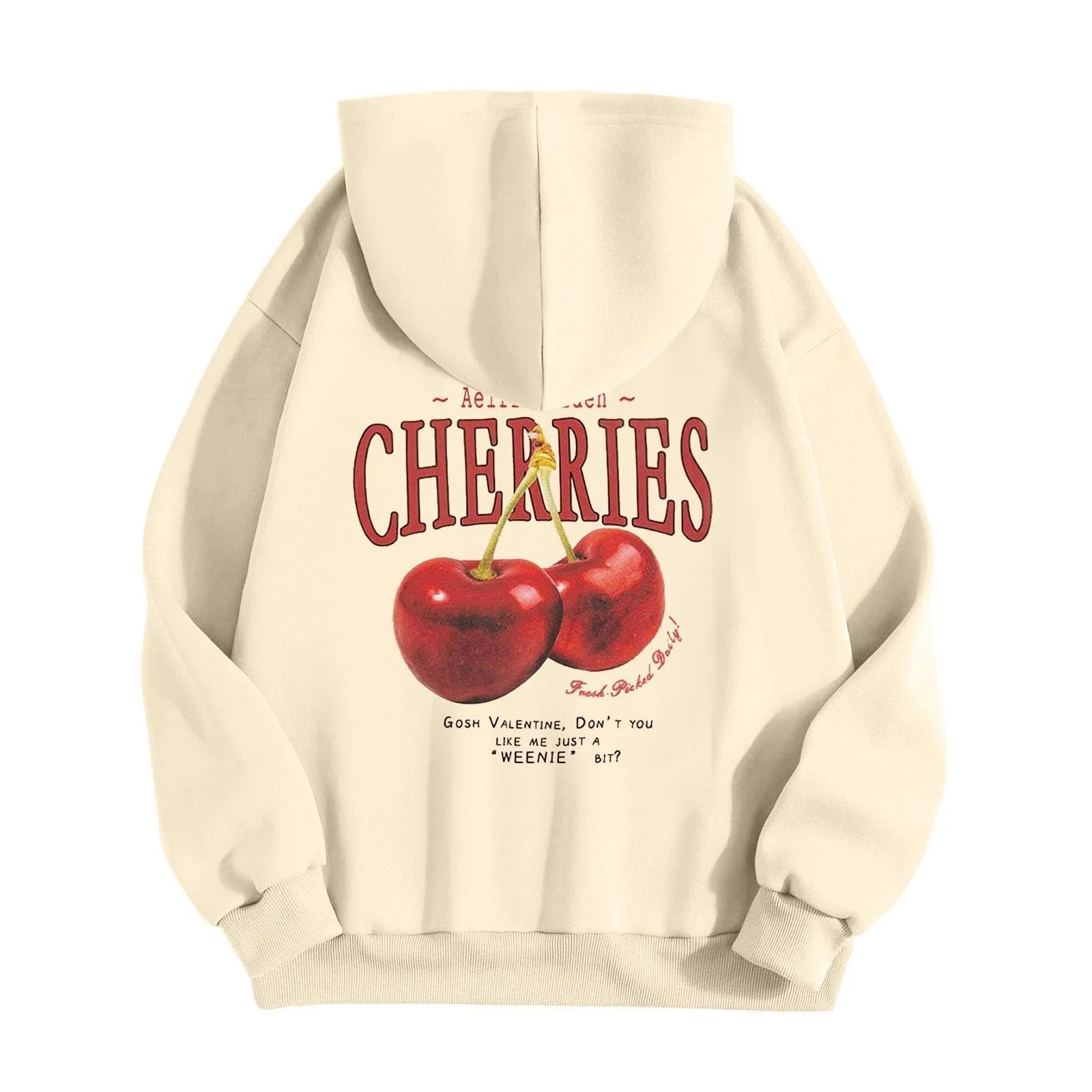 Женский хлопковый худи с капюшоном, пуловер, свитшот, толстовка для девочек, градиент цвета, милый худи для девочек/подростков, повседневный винтажный, идеально подходит для повседневной жизни и улицы, весенние/осенние/зимние пальто, фото №4