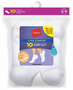 Носки Hanes Comfort Blend Low Cut, 10 пар synthetic.ua - Фото 1