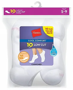 Шкарпетки Hanes Comfort Blend Low Cut, 10 пар synthetic.ua - Фото 1