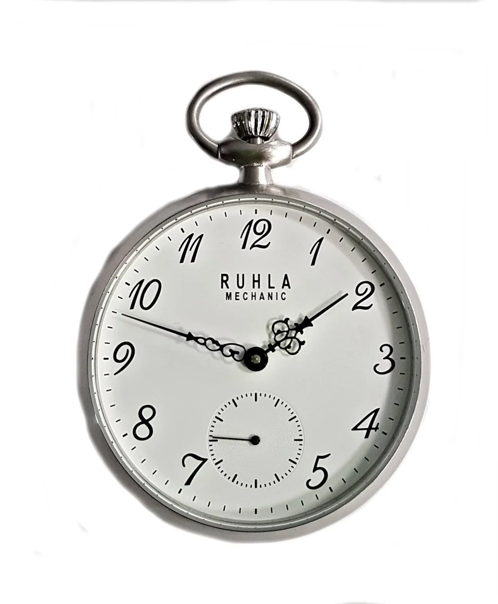 Классический Ruhla Карманные Часы Механизм со Стеклянной Основанием Сталь 9660 с Цепочкой, фото №1 Классический Ruhla Карманные Часы Механизм со Стеклянной Основанием Сталь 9660 с Цепочкой, фото №1