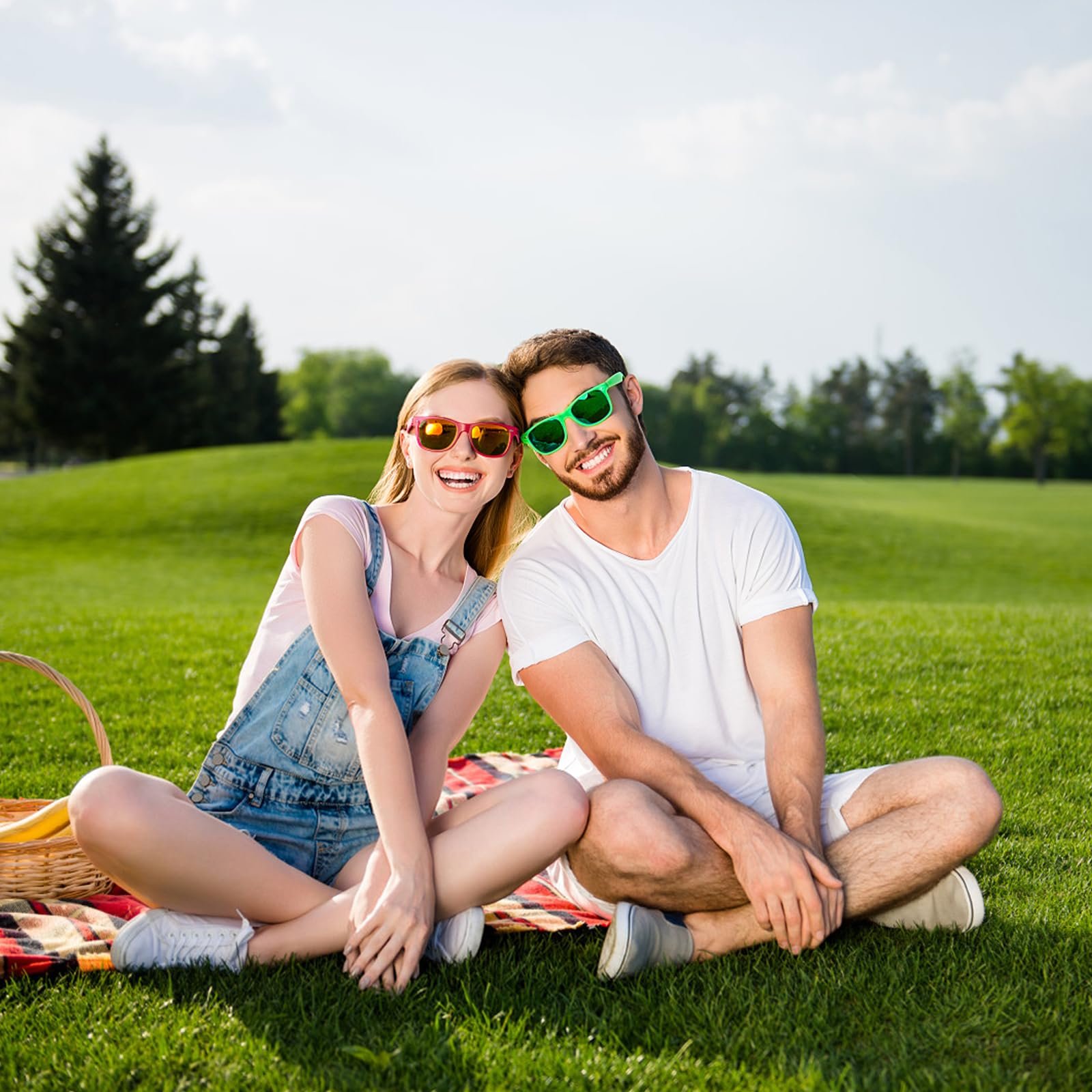 Сонцезахисні окуляри Унісекс Різнокольорові лінзи 8 шт., фото №6