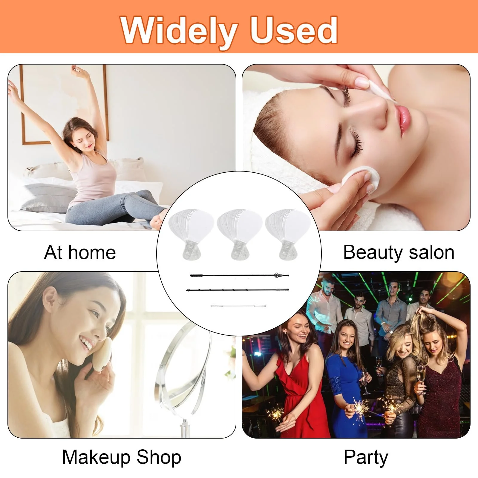 Набір стрічок для підтяжки обличчя 120 шт. Невидимі V-подібні стрічки для підтяжки обличчя, фото №7