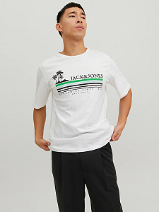 Футболка Jack&Jones SUMMER TEE SS CREW NECK 12235154 Белый 2XL - Фото 1