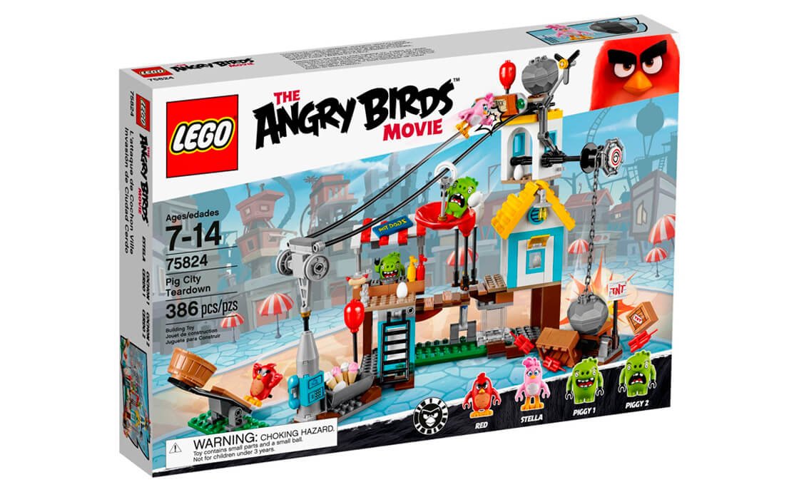 Конструктор Лего LEGO Angry Birds Разгром Свинограда (75824), фото №1 Конструктор Лего LEGO Angry Birds Разгром Свинограда (75824), фото №1