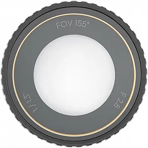 Захисне скло об'єктива DJI Osmo Action 4 Чорне - Фото 1