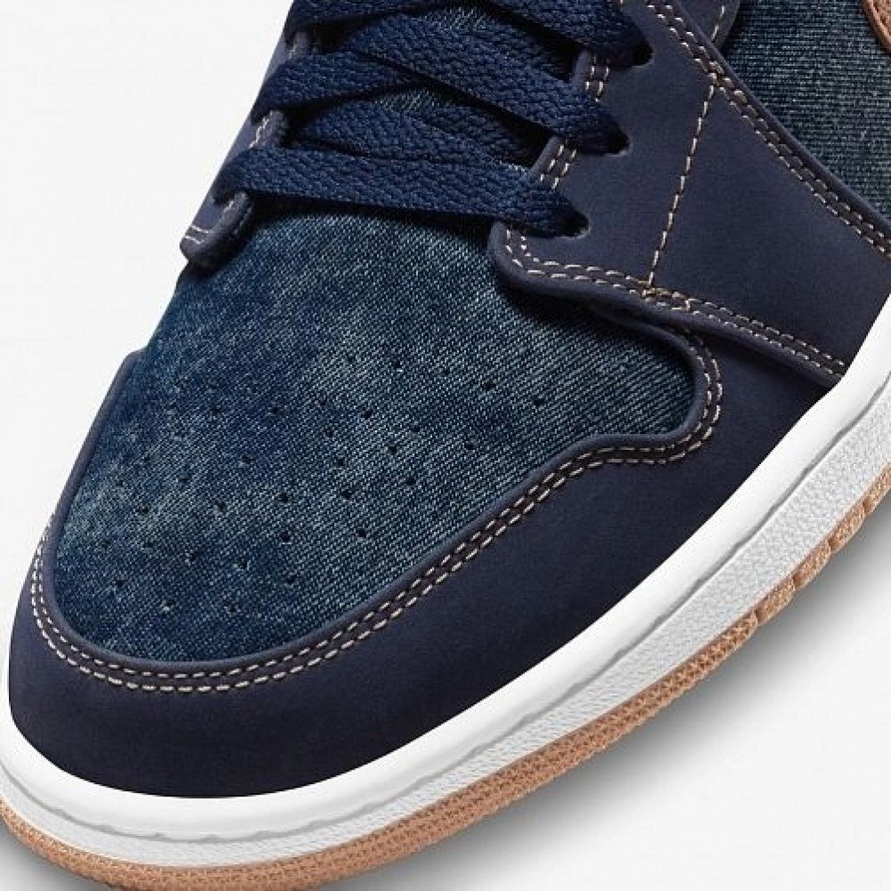 Кросівки Jordan 1 Low SE Denim 40.5, фото №3