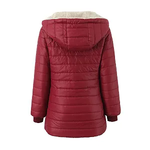 Женская зимняя теплая флисовая куртка стеганая synthetic.ua - Фото 1