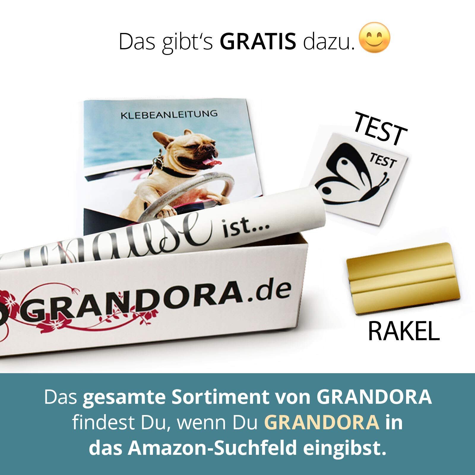 Наклейка на стіну Grandora Mandala I W5591 75 x 38 см Чорна, фото №7