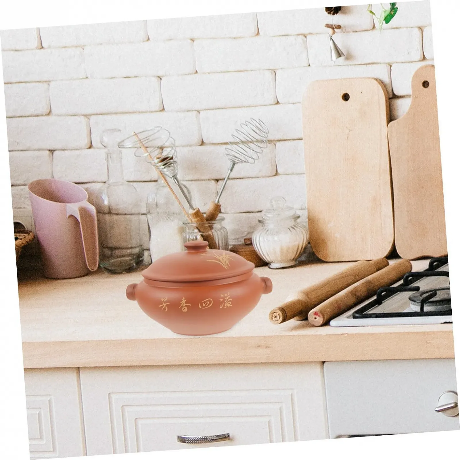 Пароварка NOLITOY керамічна з кришкою для овочів, м'яса та риби, фото №7