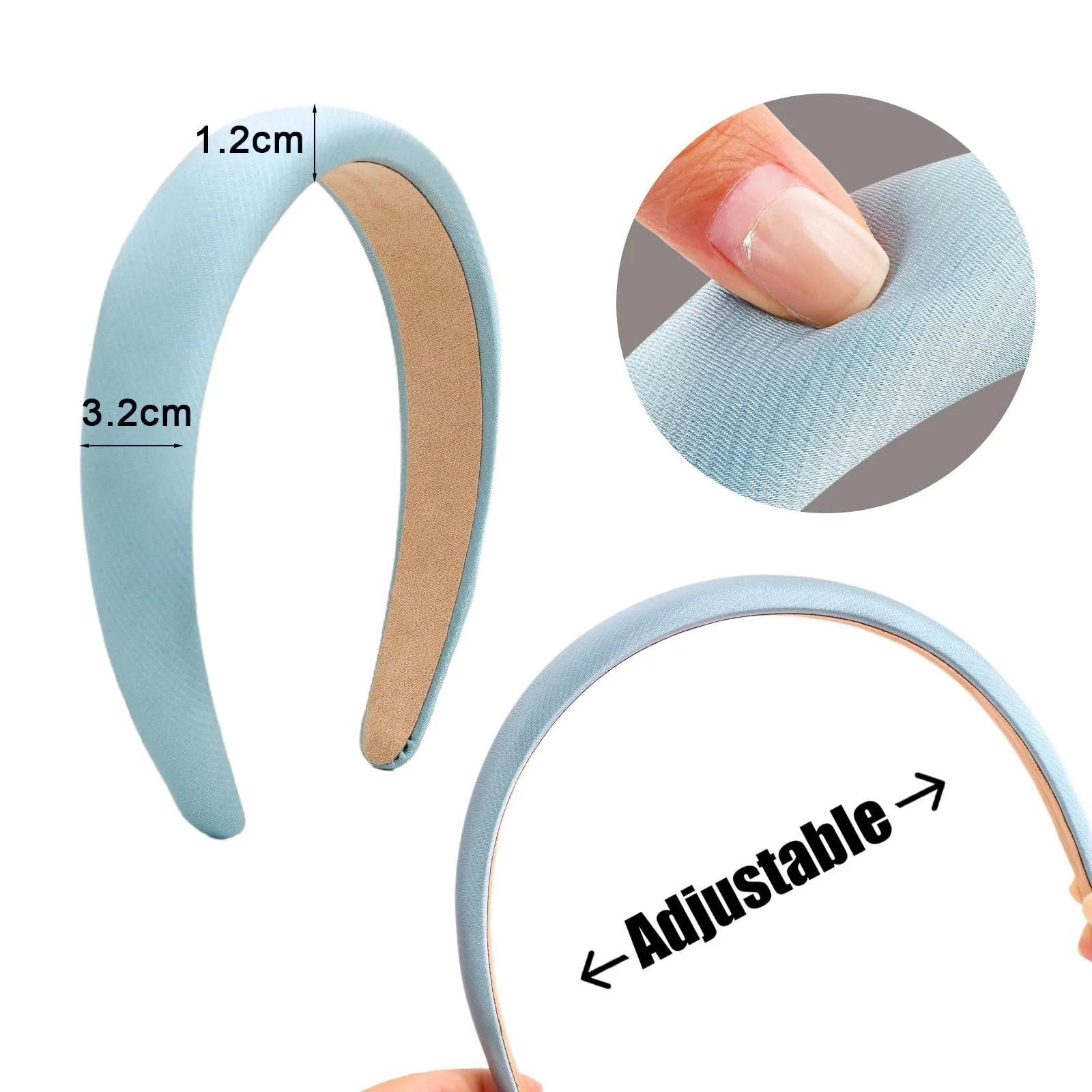 Обруч для волосся Dirndl, широкий, фото №2