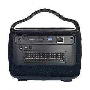 Портативний проектор BYINTEK R20 Max / 1280 х 800Р / 750 ANSI lm / Android TV 11 / Wi-Fi / Bluetooth / Акумулятор 15600 мА·г - Фото 1