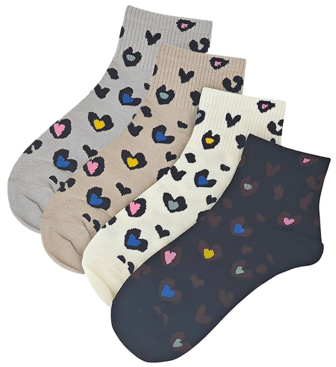 Шкарпетки styleBREAKER з леопардовим візерунком, Розмір 39-42, фото №4