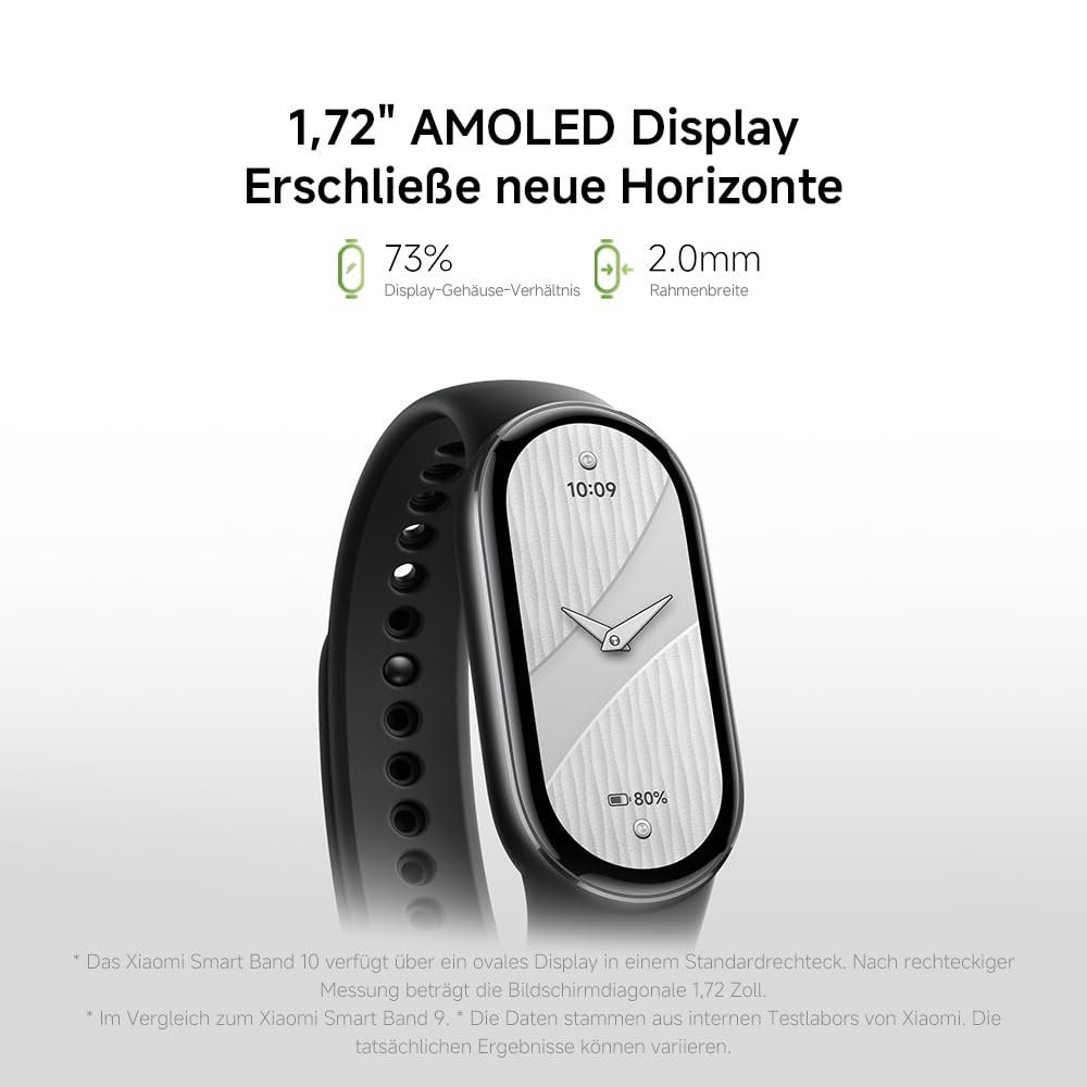 Браслет Xiaomi Smart Band 9 Pro, 1.74" AMOLED, 1200 нит, 21 день работы, 150+ режимов, 5ATM, GNSS, датчик ЧСС и SPO₂, Bluetooth 5.4, 60Hz, черный, фото №3