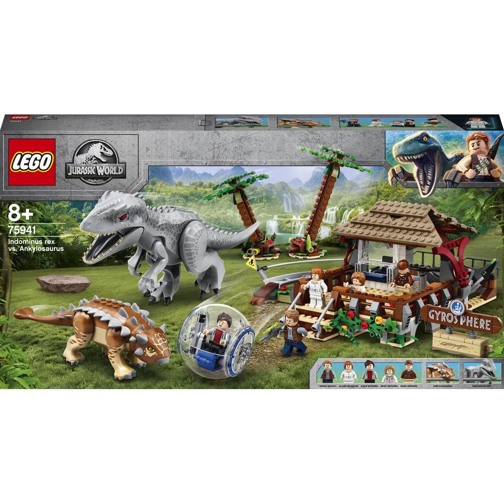 Конструктор Lego Jurassic World 75941 Індомінус Рекс проти Анкілозавра Гіросфера, фото №2 Конструктор Lego Jurassic World 75941 Індомінус Рекс проти Анкілозавра Гіросфера, фото №2