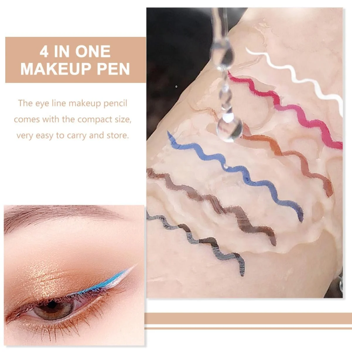 Рідка Підводка Beavorty, кольорова, фото №3 Рідка Підводка Beavorty, кольорова, фото №3