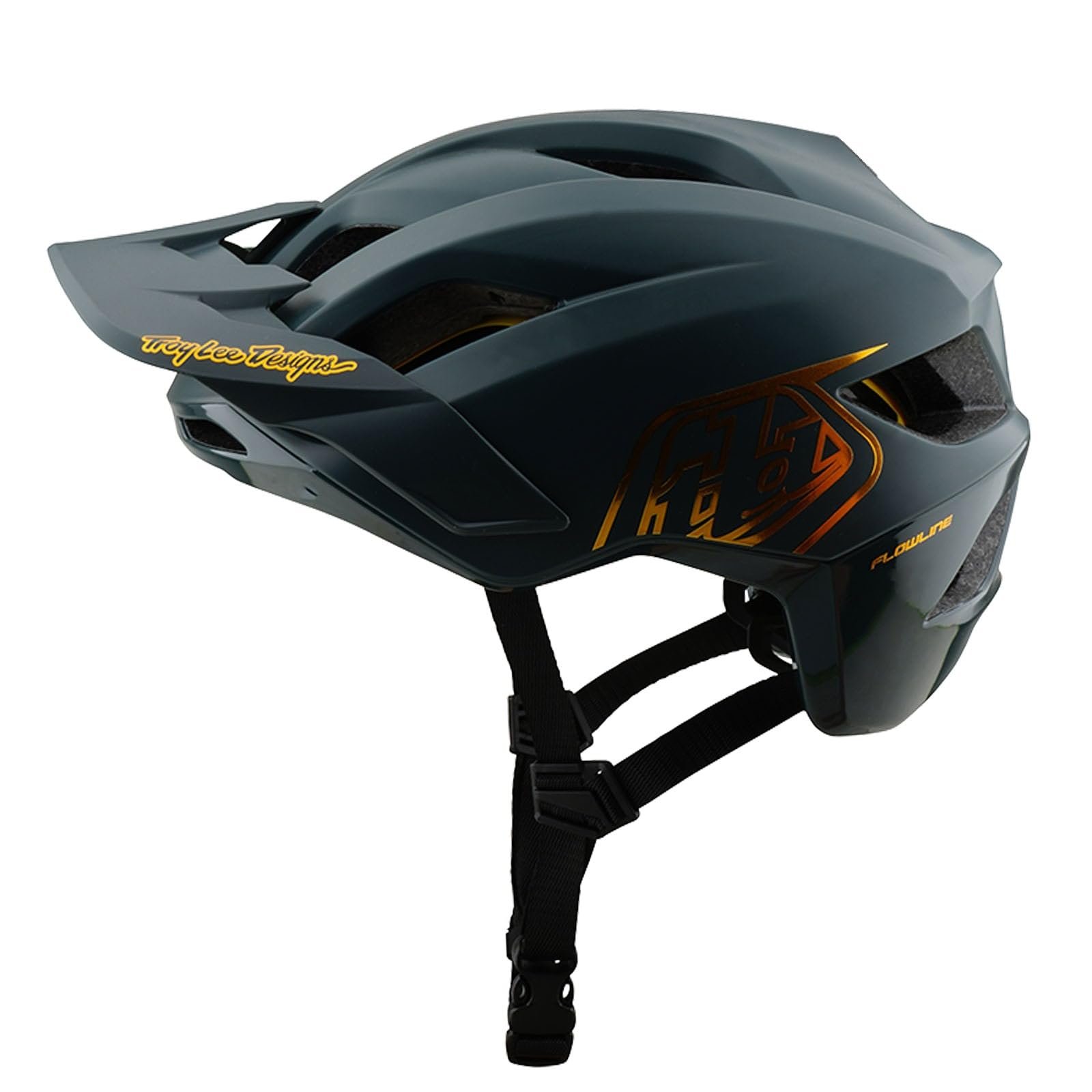 Шолом Enduro Troy Lee Designs Flowline MIPS Point MTB - Чорний, фото №1