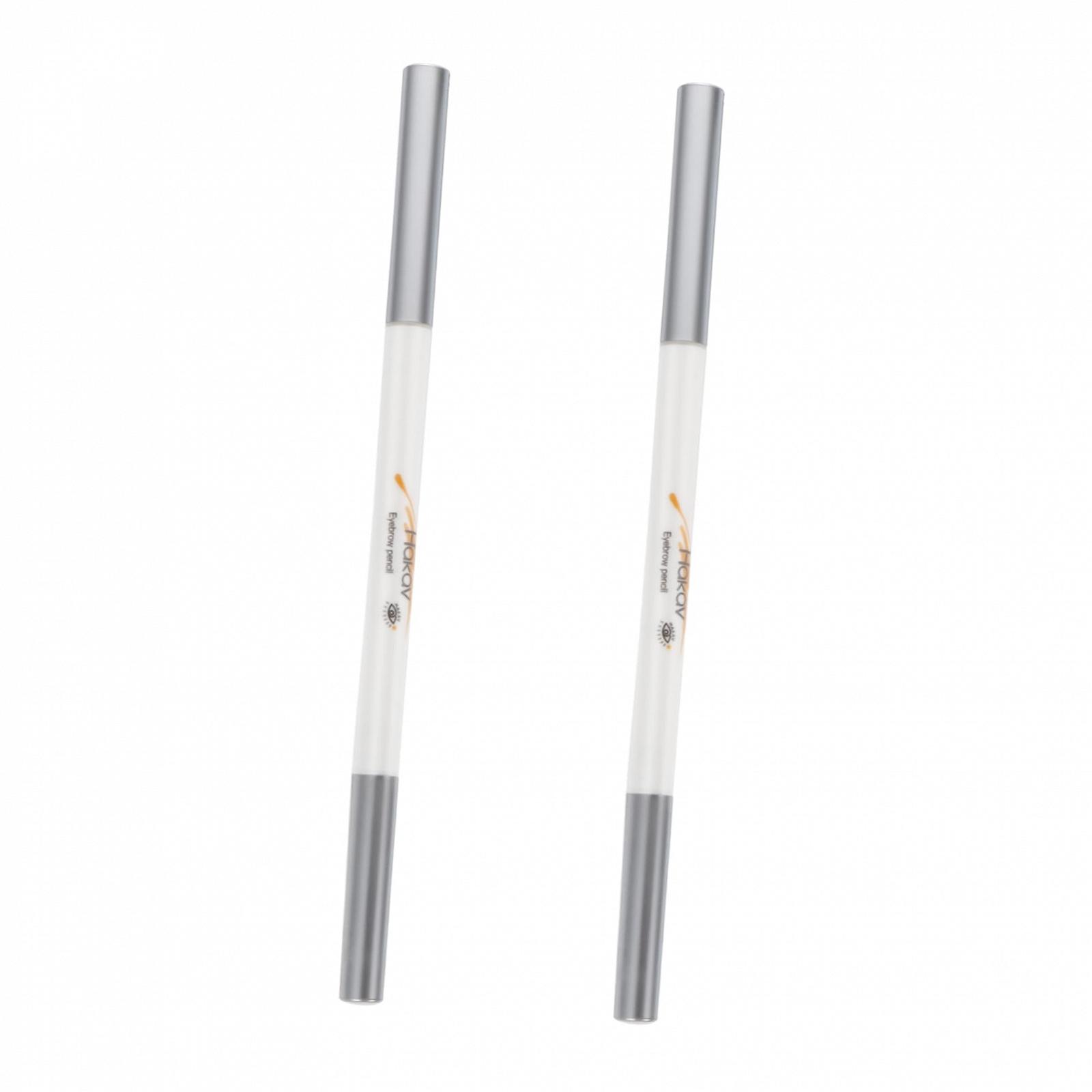 Набір Minkissy Double-Headed Waterproof Eyebrow Pencils Grey 2 шт., фото №1