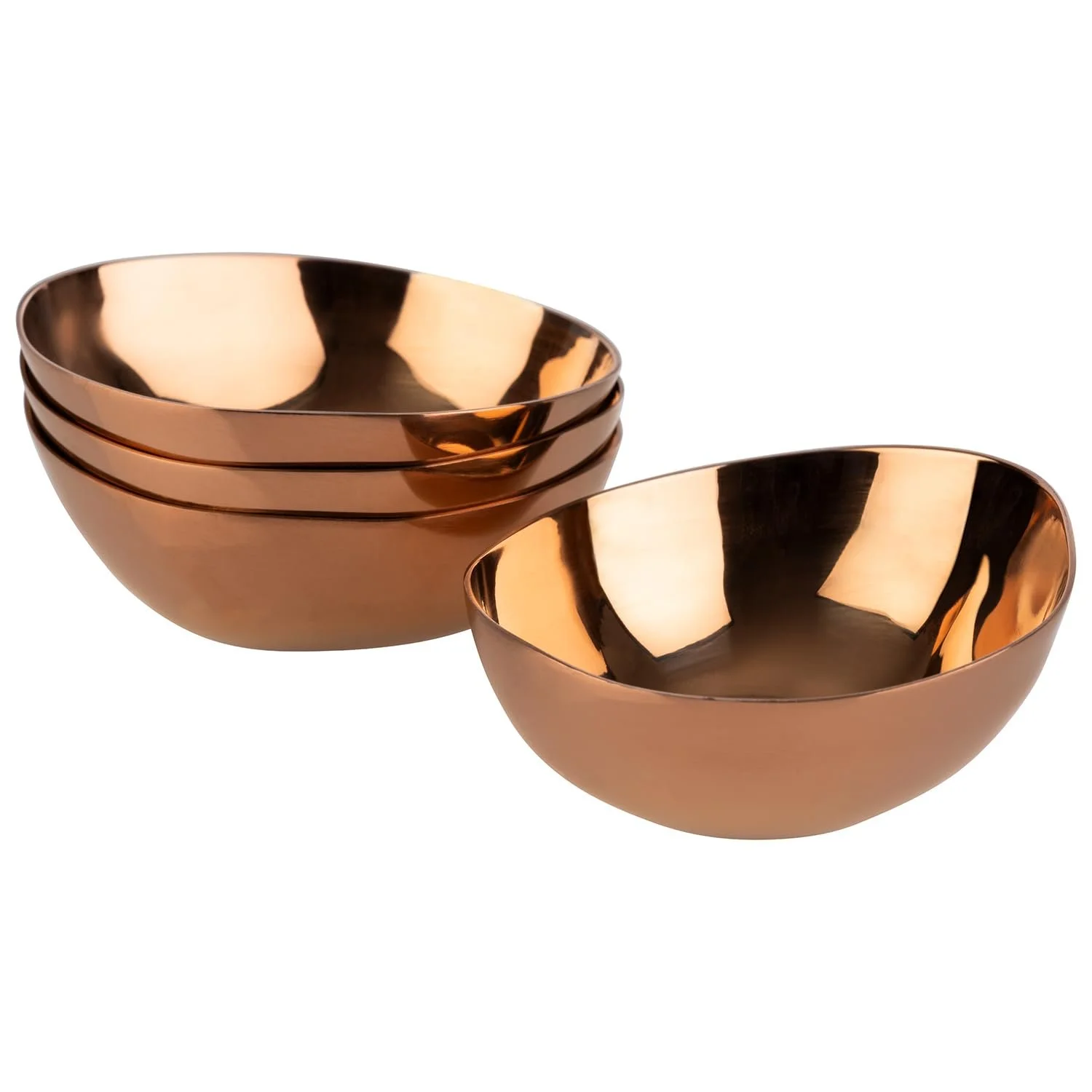 Набор лоханок Тип APS Pebbles 40790, 4 шт., нержавеющая сталь с PVD покрытием, фото №1 Набор лоханок Тип APS Pebbles 40790, 4 шт., нержавеющая сталь с PVD покрытием, фото №1