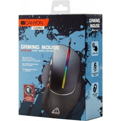 Мышка Canyon Apstar USB Black (CND-SGM12RGB), фото №5 Мышка Canyon Apstar USB Black (CND-SGM12RGB), фото №5