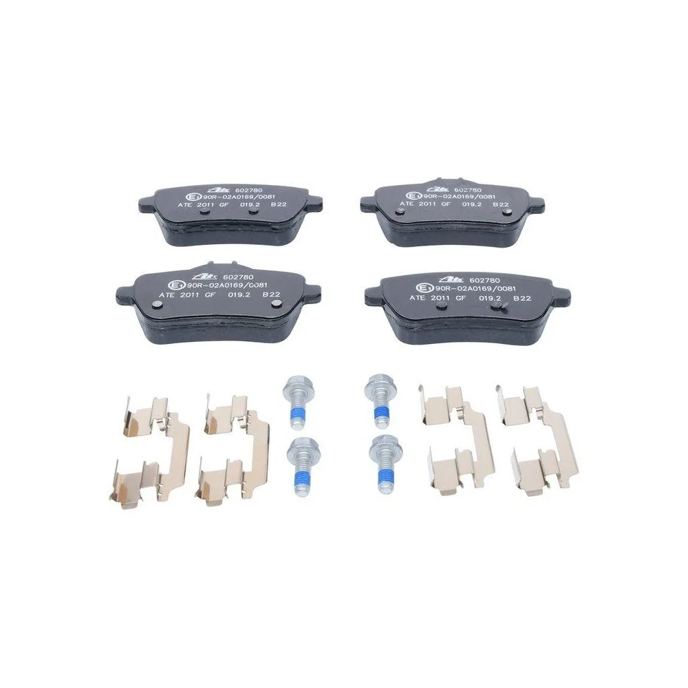 Комплект гальмівних колодок дискових ATE 13.0460-2780.2 для MERCEDES-BENZ задня вісь, фото №1 Комплект гальмівних колодок дискових ATE 13.0460-2780.2 для MERCEDES-BENZ задня вісь, фото №1