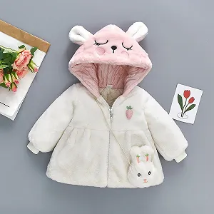 Куртка для девочки, размер 146 - Куртка зимняя с карманами, теплая верхняя одежда, толстая куртка для маленьких девочек synthetic.ua - Фото 1