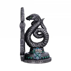 Тримач для книг Nemesis Now Harry Potter Slytherin Офіційно ліцензований 20 см смола срібний - Фото 1