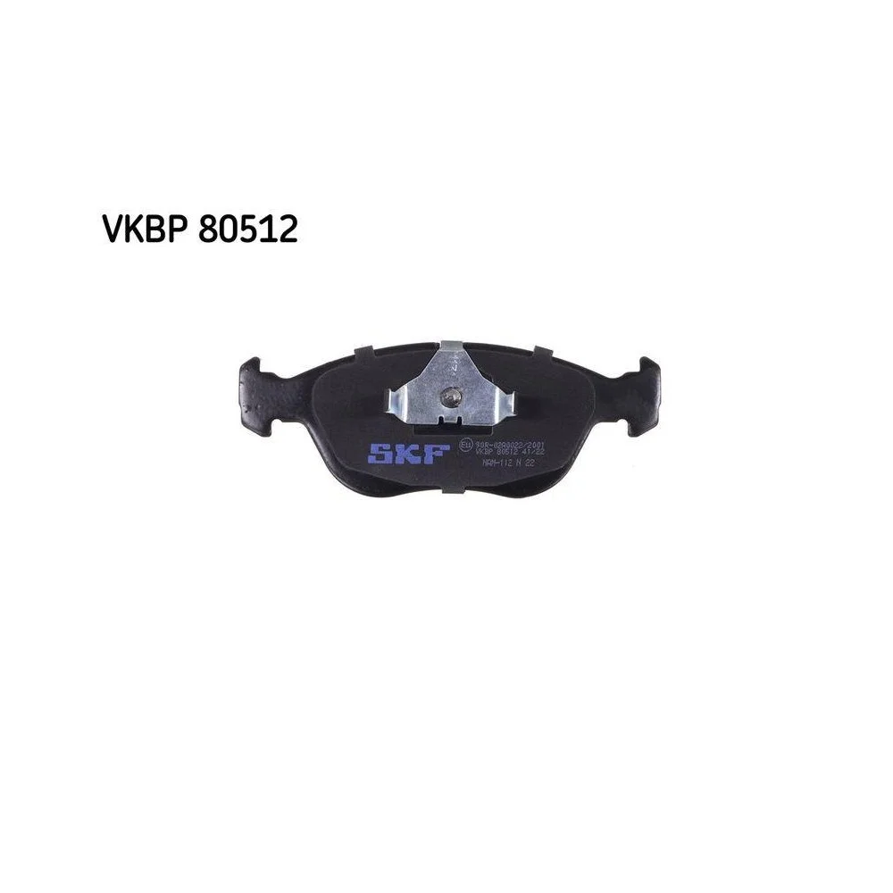 Комплект гальмівних колодок дискового гальма SKF VKBP 80512 передня вісь, фото №1