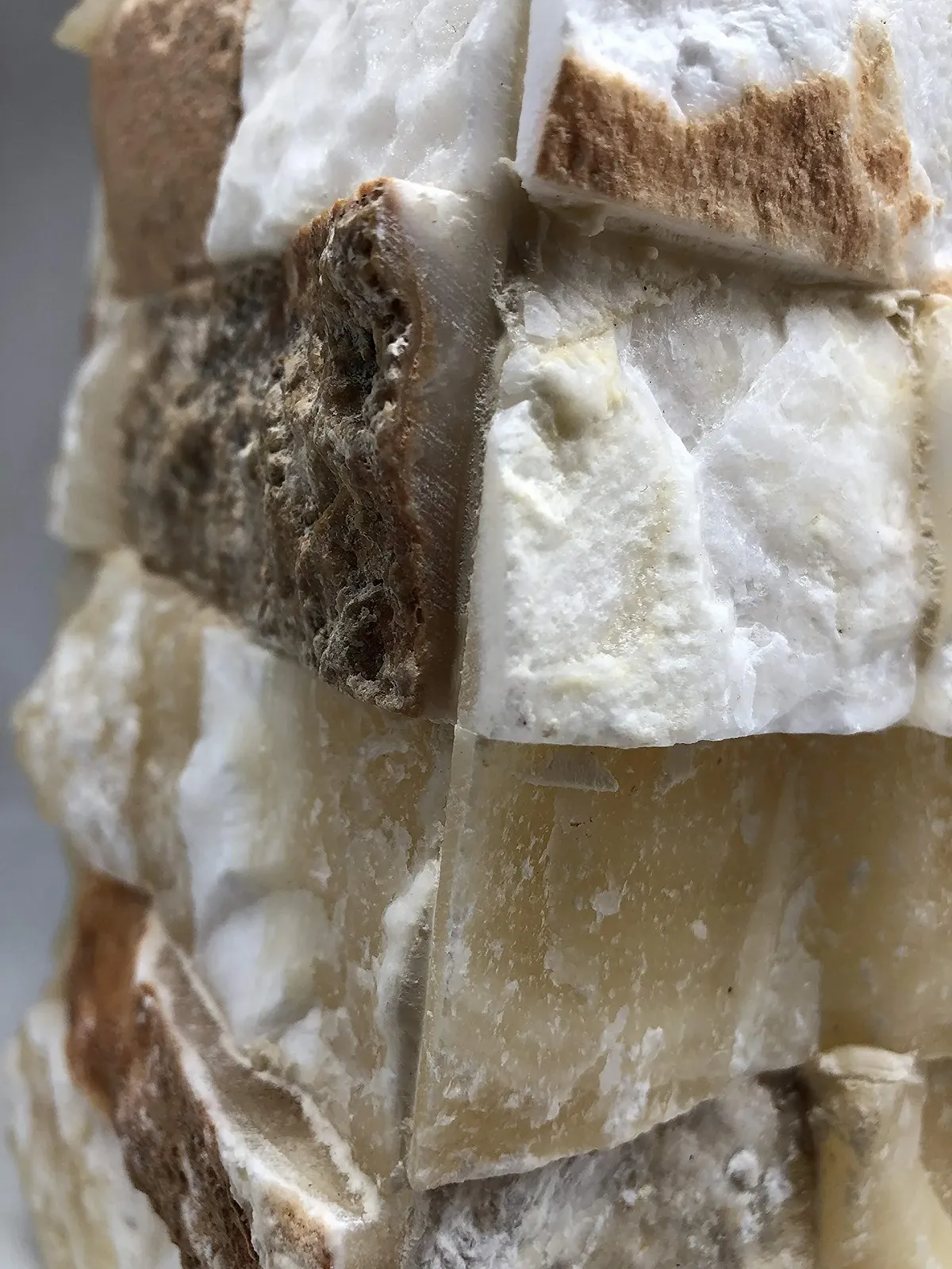 Настільна лампа Alabaster Stone квадратна ручна робота ~ 3 кг, фото №5