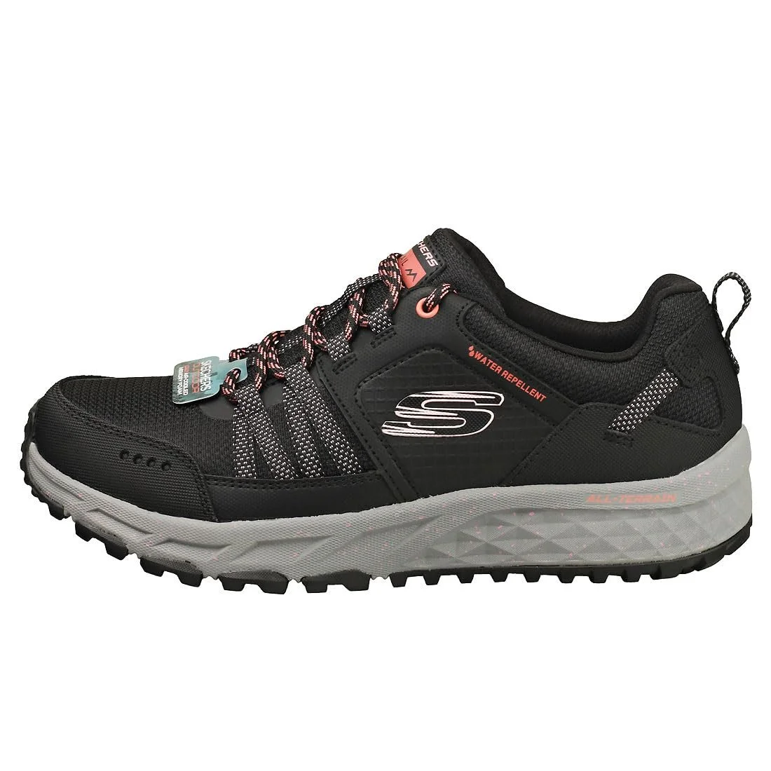 Кроссовки Skechers Eden LX-Beaming Glory 185016-BKRG женские Duraleather Черные с отделкой цвета розовое золото, фото №5