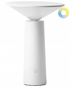 Настільна лампа Levira LED Акумуляторна Бездротова Сенсорна Біла - Фото 1