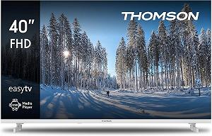 Купить Телевизор 40" Thomson 40FD2S13W / Full HD / 60 Гц / LED / T2 / Белый - Фото 1 Телевизор 40" Thomson 40FD2S13W / Full HD / 60 Гц / LED / T2 / Белый - Фото 1