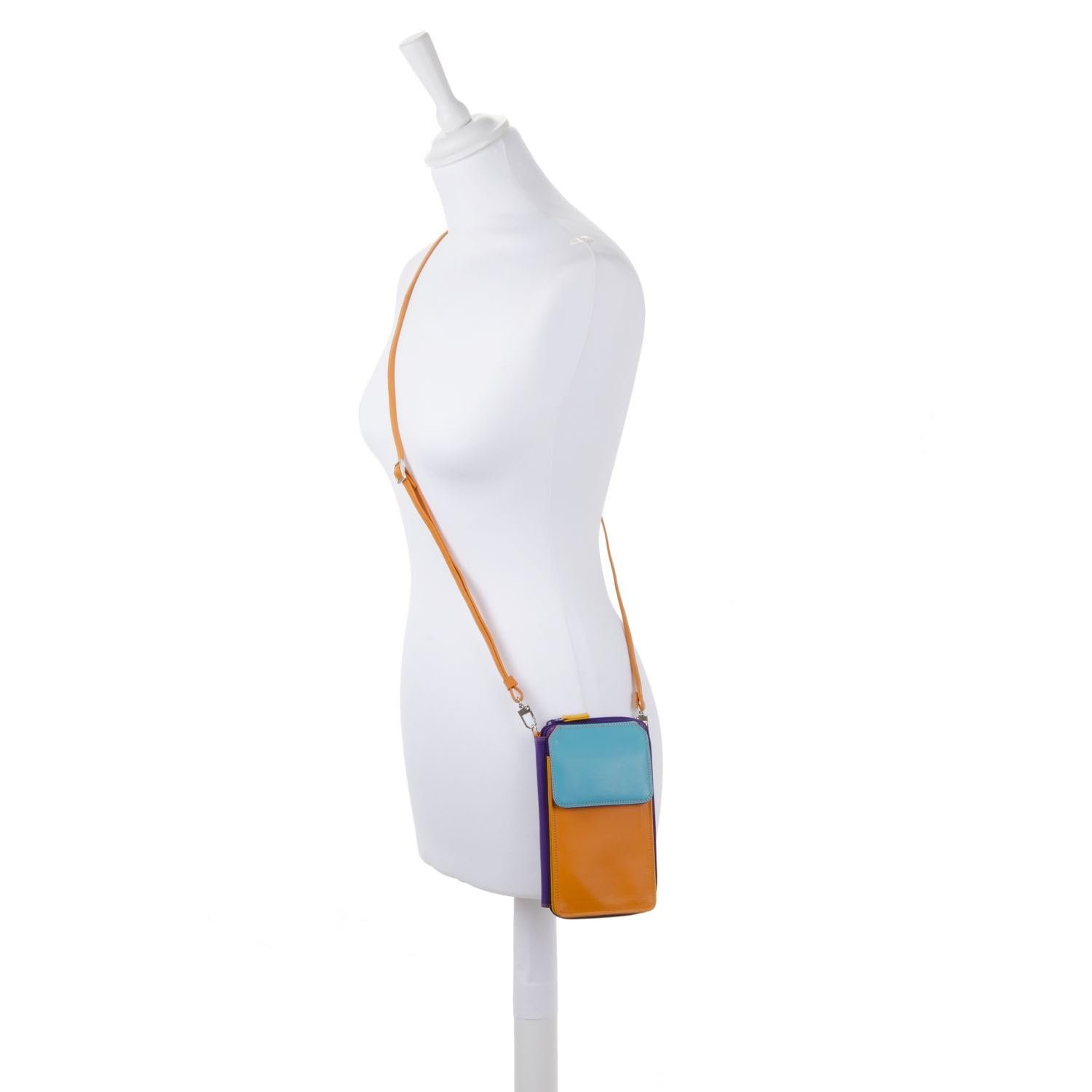 Кошелек Mywalit Zip Round Multi с плечевым ремнем, фото №3