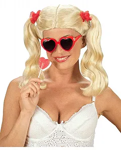 Солнцезащитные Очки Сердце Красный synthetic.ua - Фото 1