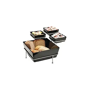 Миска Квадратная APS Float GF093 4" Черный synthetic.ua - Фото 1