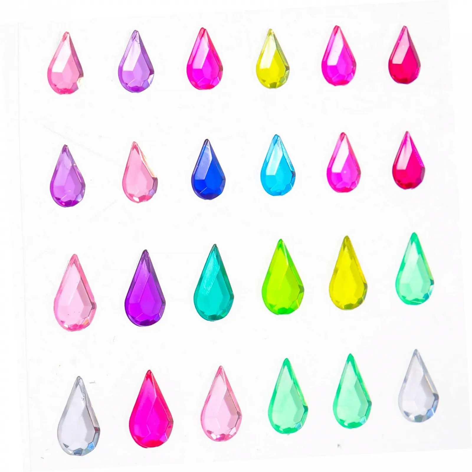 Стрази для макіяжу очей Райдужні стрази 5 аркушів та інструмент для вибору - Підвіска русалки та наклейки для дітей, фото №8