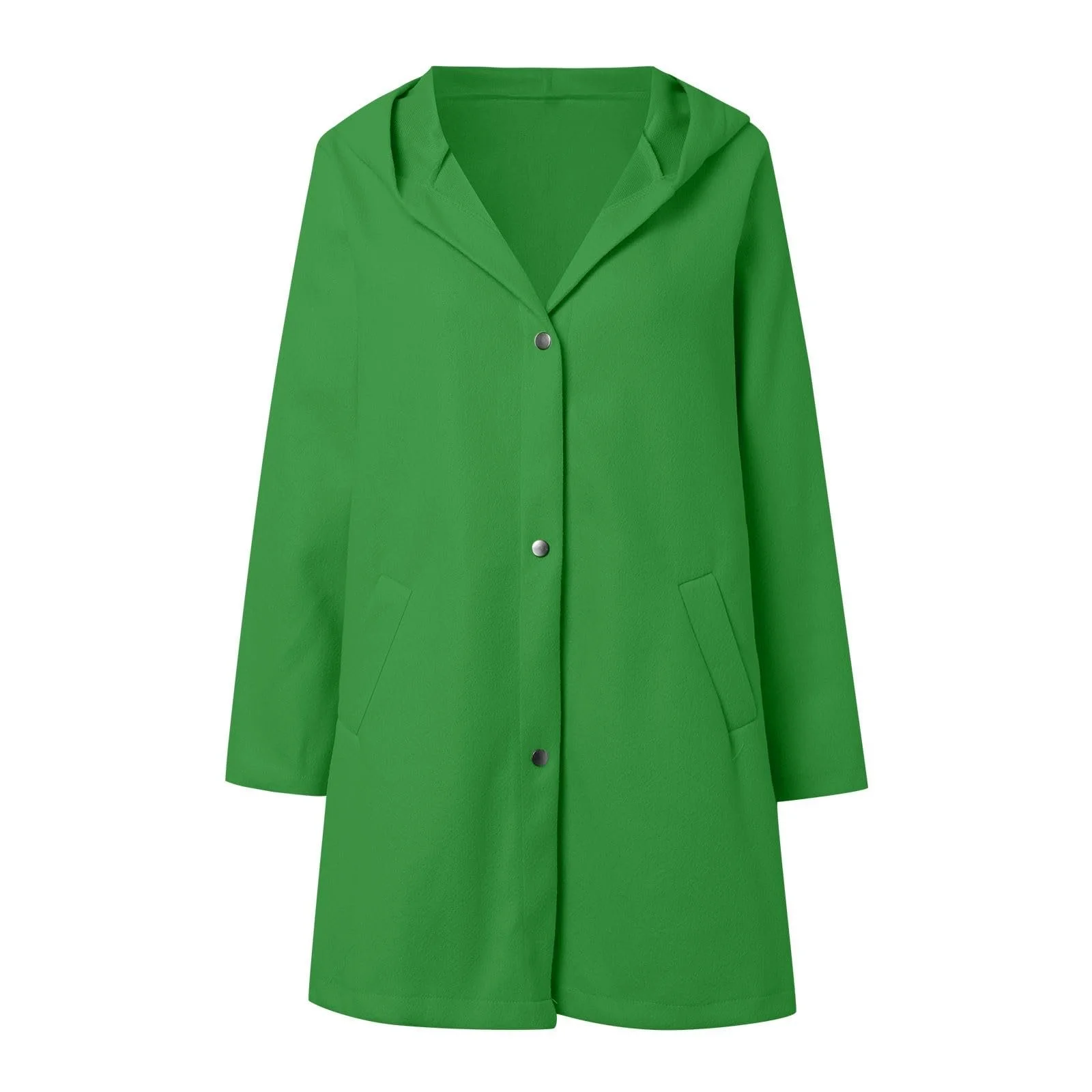 Куртка Вовняна з капюшоном Однотонна, фото №2 Куртка Вовняна з капюшоном Однотонна, фото №2