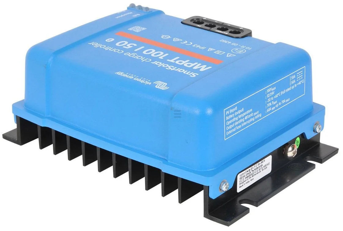 Контроллер заряда солнечной батареи Victron Energy SmartSolar MPPT / 100В / 50A / 12/24В / Bluetooth, фото №3 Контроллер заряда солнечной батареи Victron Energy SmartSolar MPPT / 100В / 50A / 12/24В / Bluetooth, фото №3