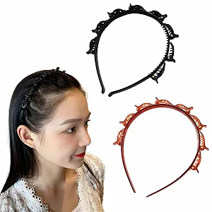 Набір з обручів для волосся з затискачами - Фото 1