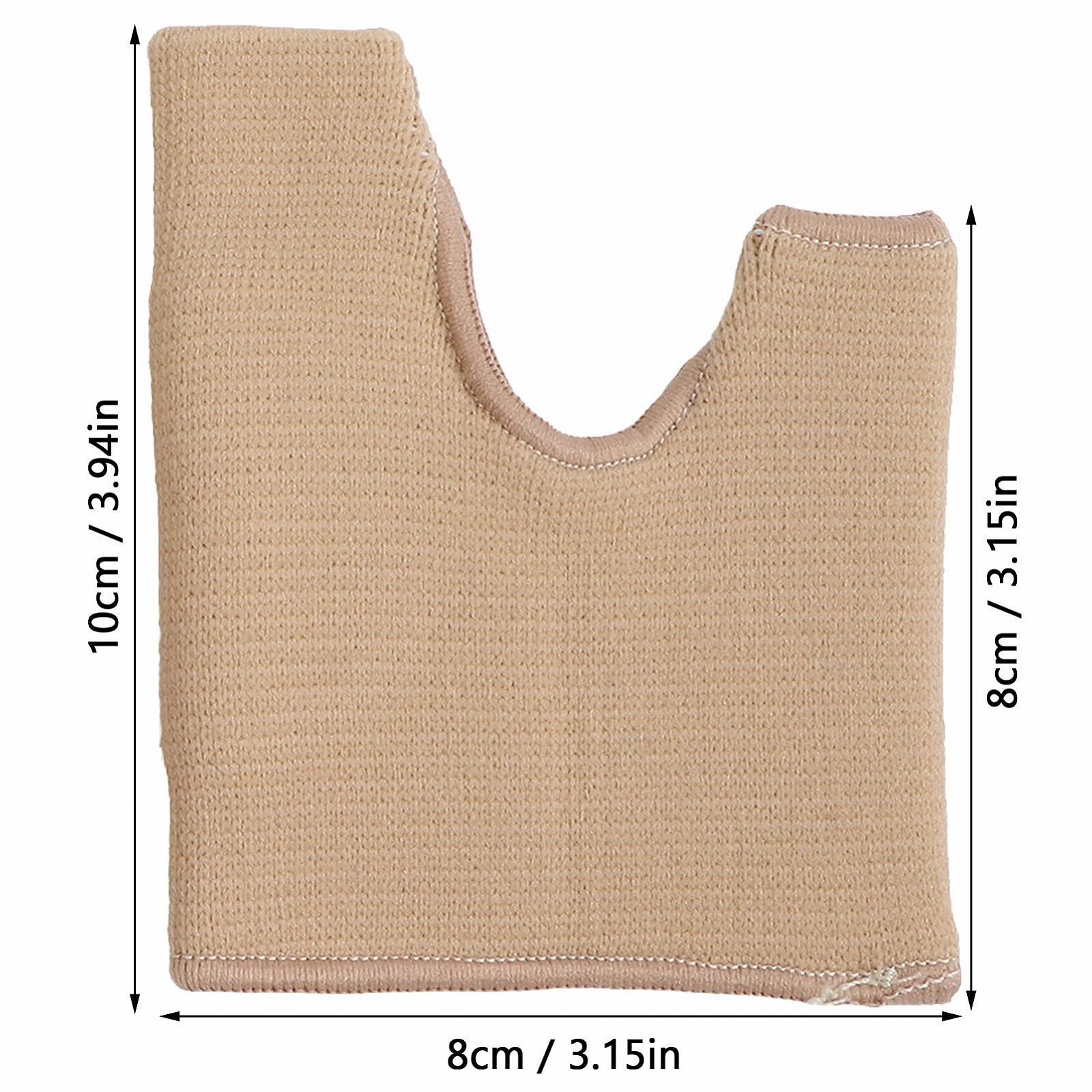 Пов'язка Hallux Valgus Sonew, дихаючий коректор вальгусної деформації великого пальця стопи, U-подібні ортопедичні накладки, фото №5