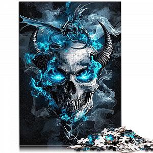 Пазл A Threatening Skull 1000 деталей 38 x 52 см synthetic.ua - Фото 1