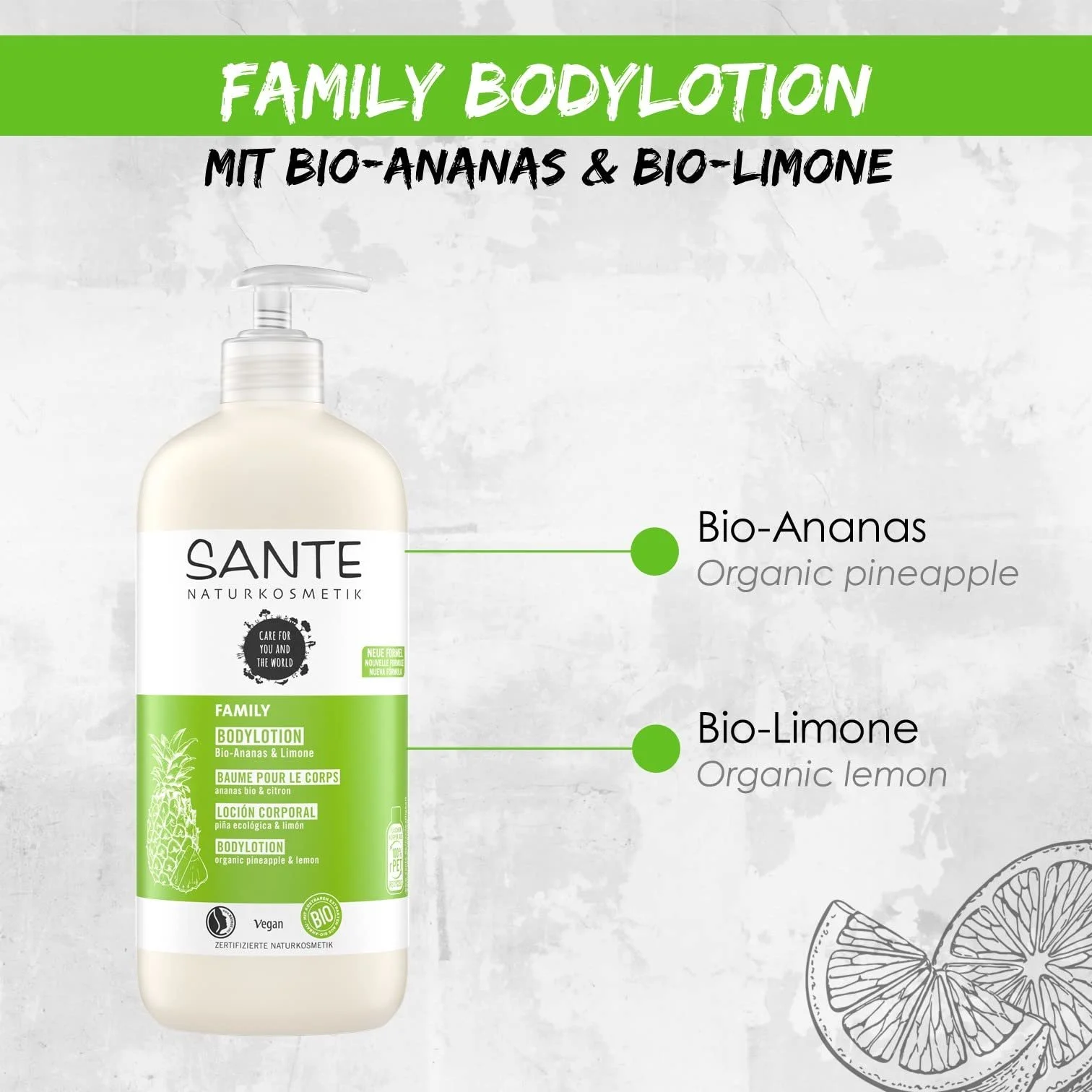 Зволожувальний крем для тіла SANTE Naturkosmetik для сухої шкіри 500 мл, фото №5