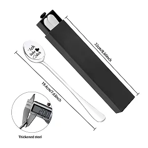 Ложка Ich Liebe Dich, набор из 2 кофейных ложек с гравировкой I Love You, подарки для мужчин, подарок на годовщину для него и для нее, ложка любви, подарки на годовщину свадьбы для женщин, жены, девушки synthetic.ua - Фото 1