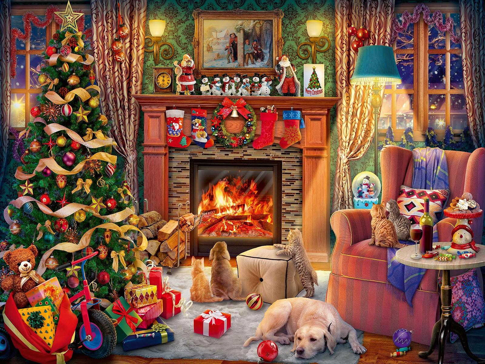 Пазл Ravensburger Christmas Eve 1500 элементов, фото №1 Пазл Ravensburger Christmas Eve 1500 элементов, фото №1