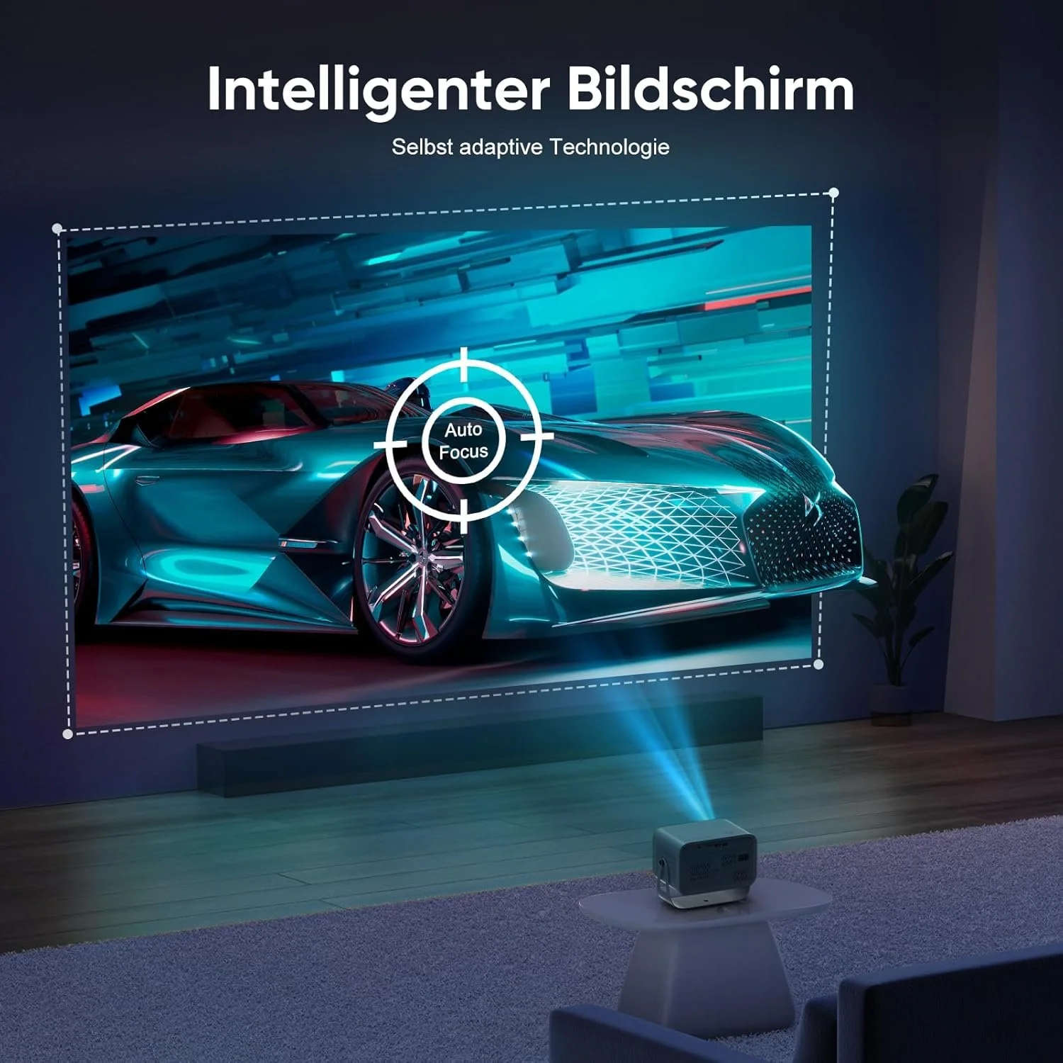 Проектор PURSHE HI-02 HD Wi-Fi Bluetooth, фото №2