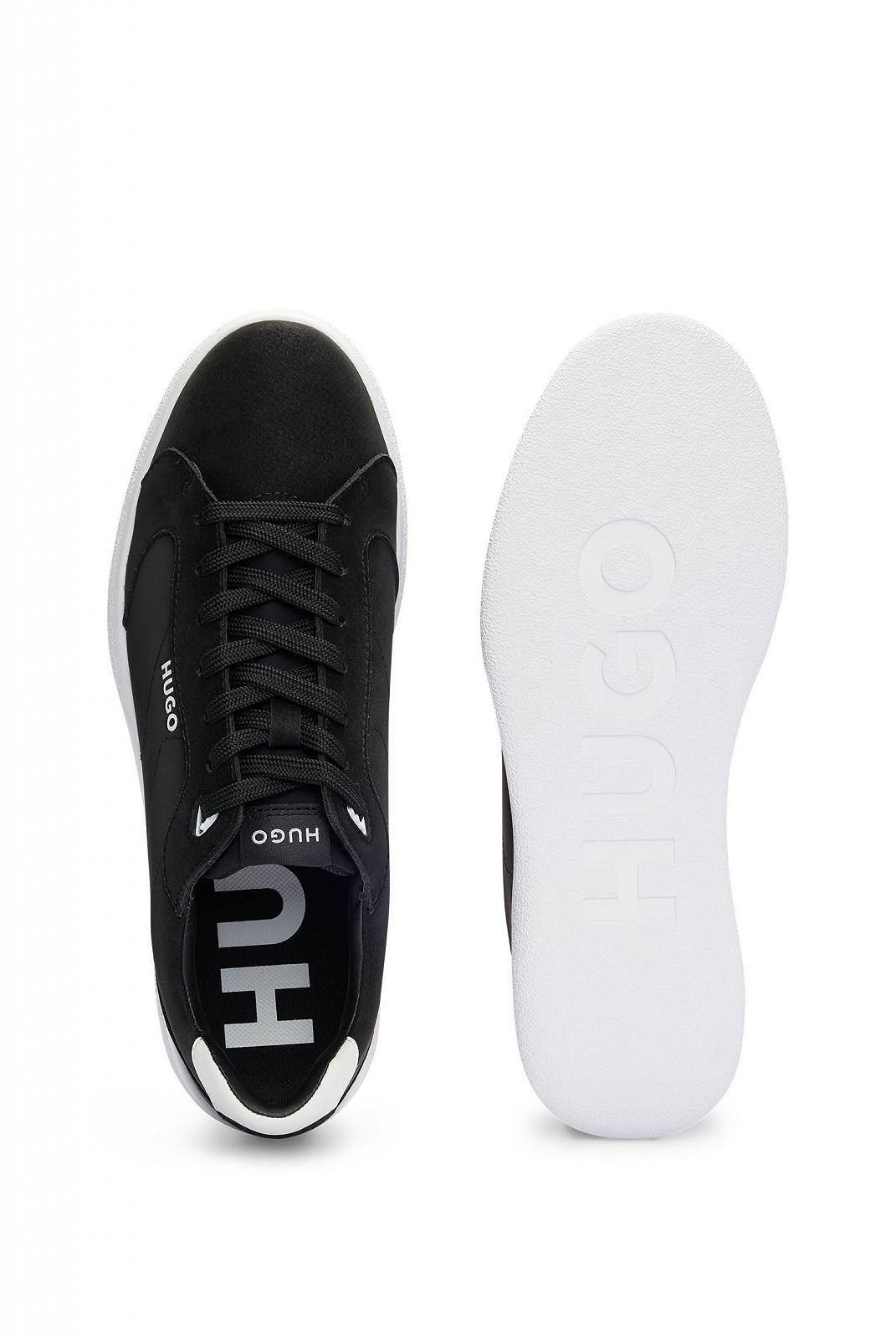 Кросівки HUGO Riven Tenn Штучна шкіра На шнурівці З логотипом, фото №4