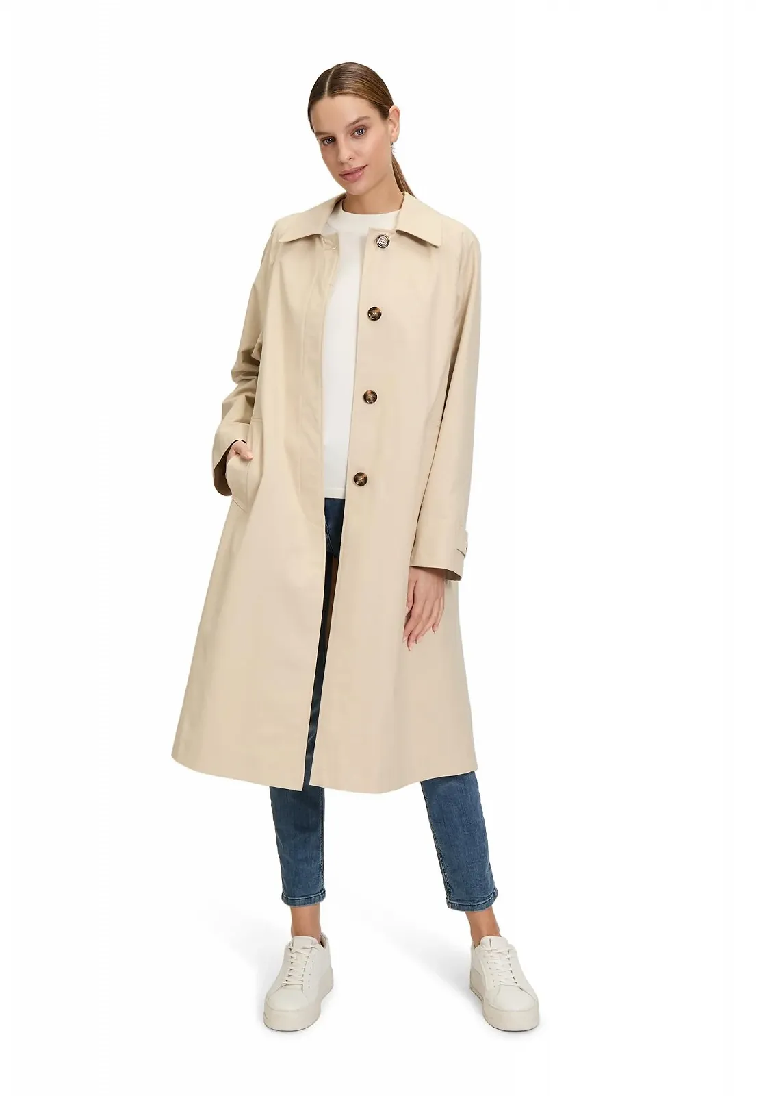 Переходное пальто Amber & June Женское с воротником, фото №4 Переходное пальто Amber & June Женское с воротником, фото №4